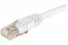 Cordon RJ45 CAT 5e U/UTP blanc - 5 m