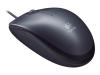 LOGITECH MOUSE M90 OPTICAL FILAIRE USB ECO-CONTRIBUTION 0.01 EUROS INCLUS